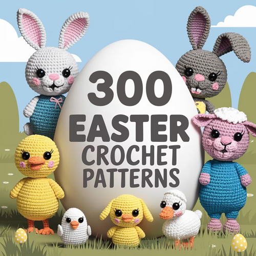 300+ Crochet Bunny Pattern Book Crochet Cure