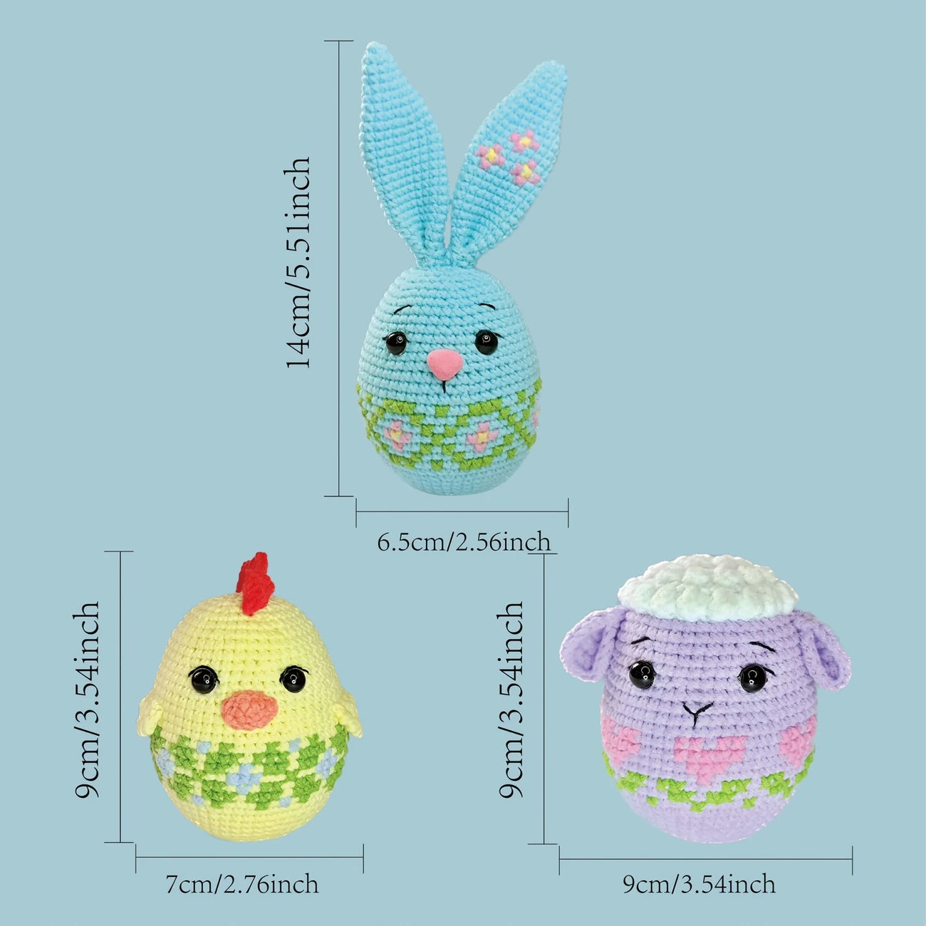 Easter Crochet Kit with Video Tutuorials