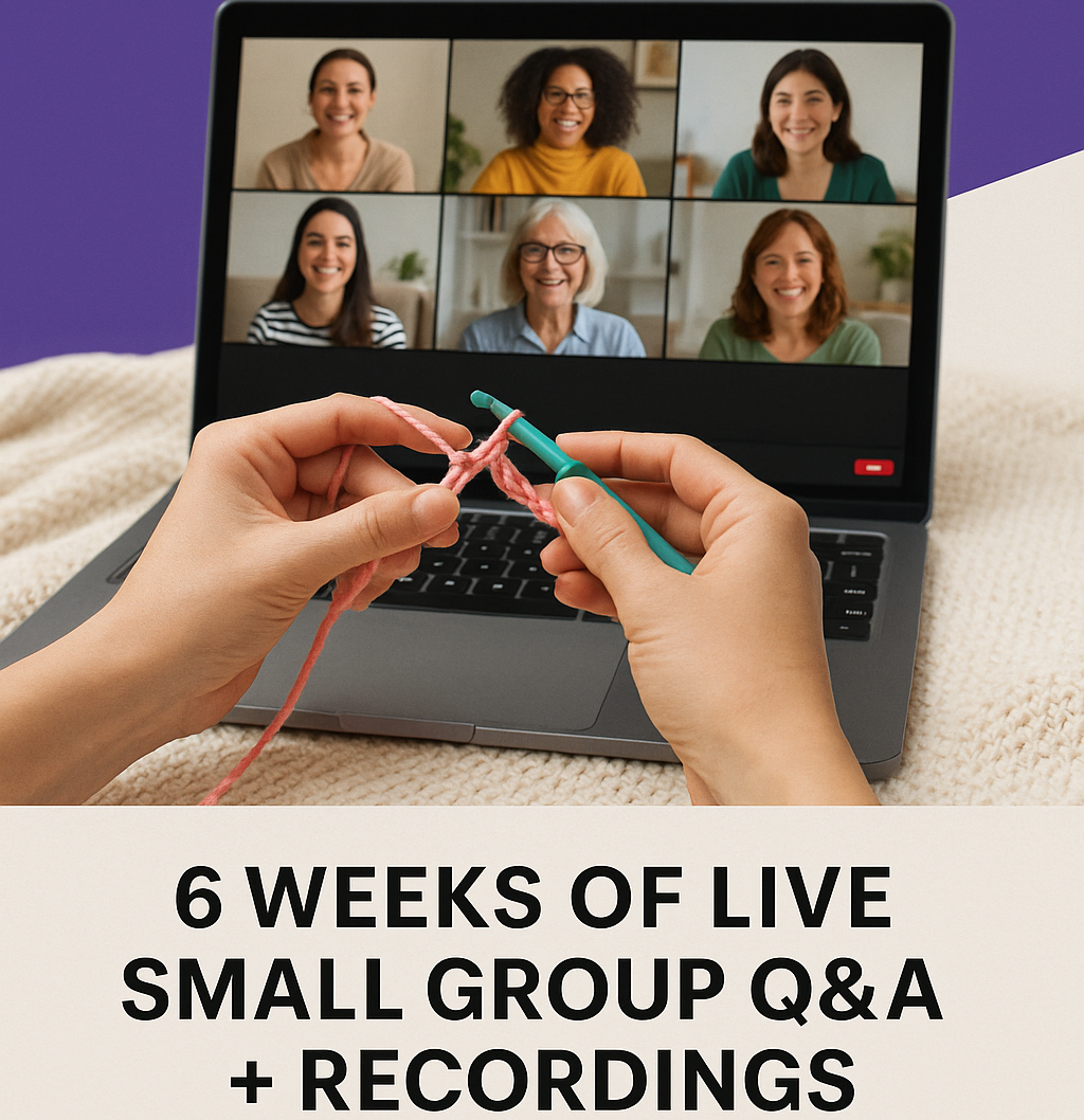 6 Weeks of Live Group Q&A + Recordings (Limited to 15 members)