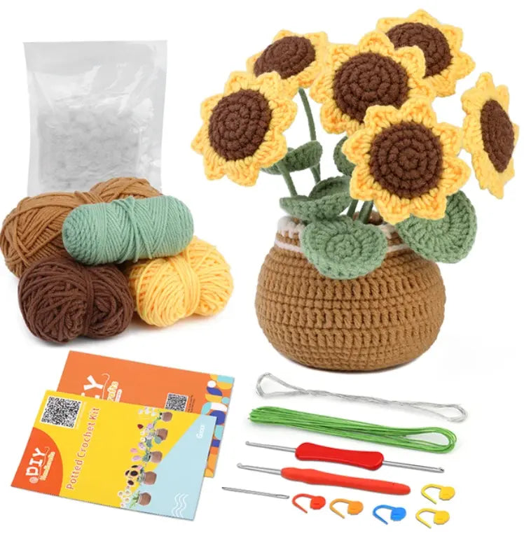 Crochet Flower Kit Crochet Cure