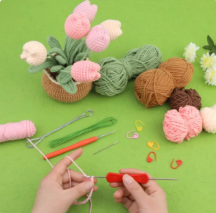 Crochet Flower Kit Crochet Cure