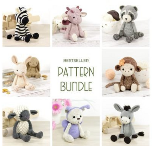 15 Crochet Animal Pattern Book Crochet Cure