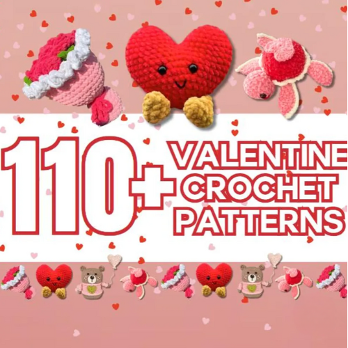 110+ Valentine’s Day Crochet Pattern Bundle! Crochet Cure