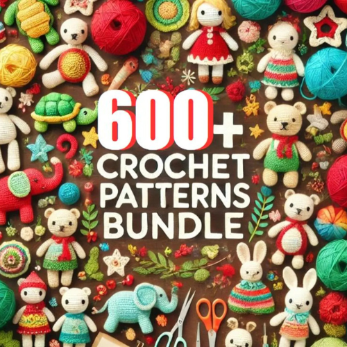 600+ Amigurumi Crochet Patterns Bundle Crochet Cure