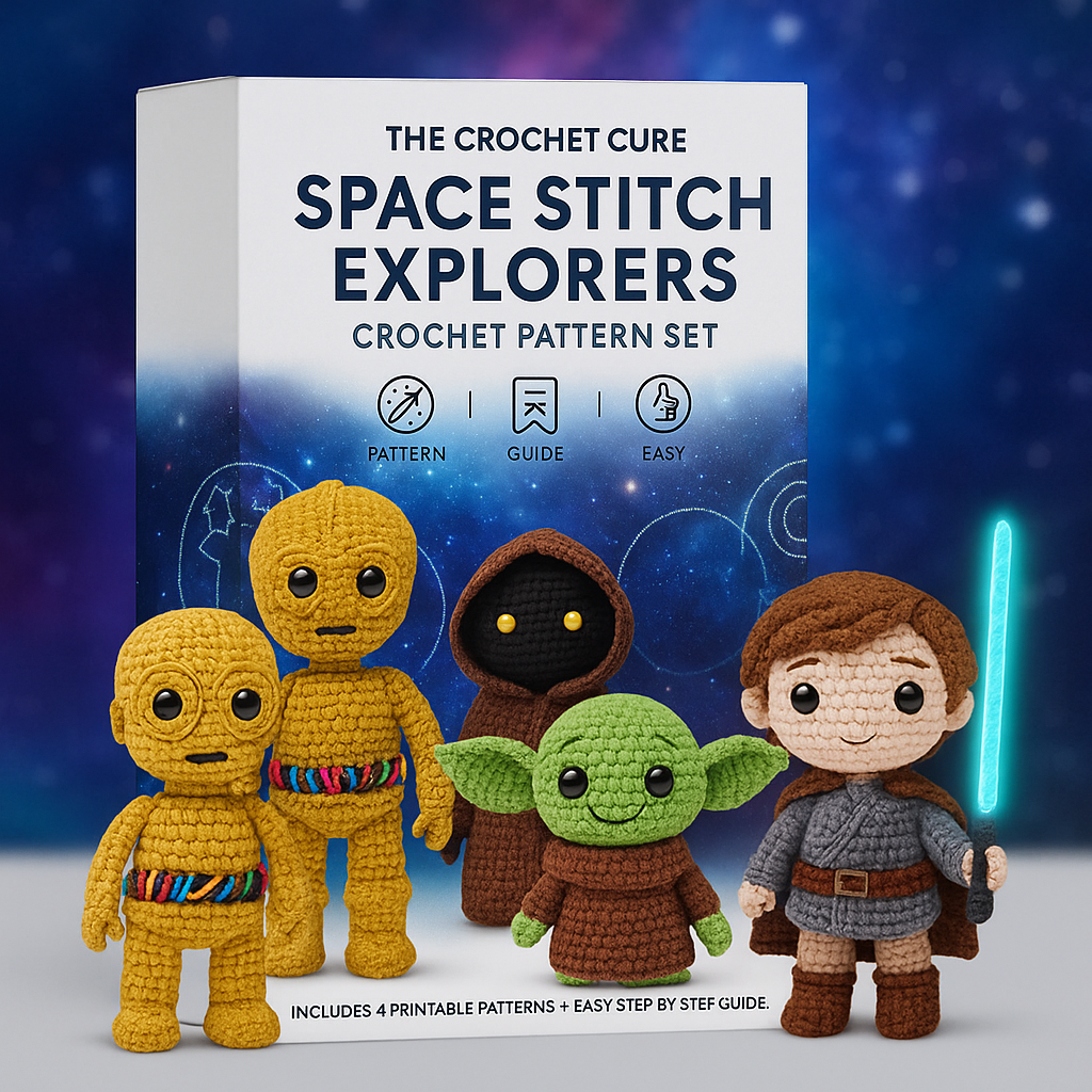 Space Stitch Explorers Amigurumi Crochet Set