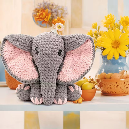 Ella the Elephant Crochet Kit
