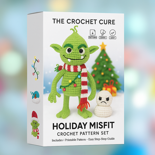 Green Misfit Amigurumi Crochet Set