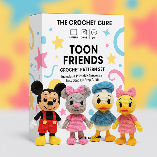 Toon Friends Amigurumi Crochet Set