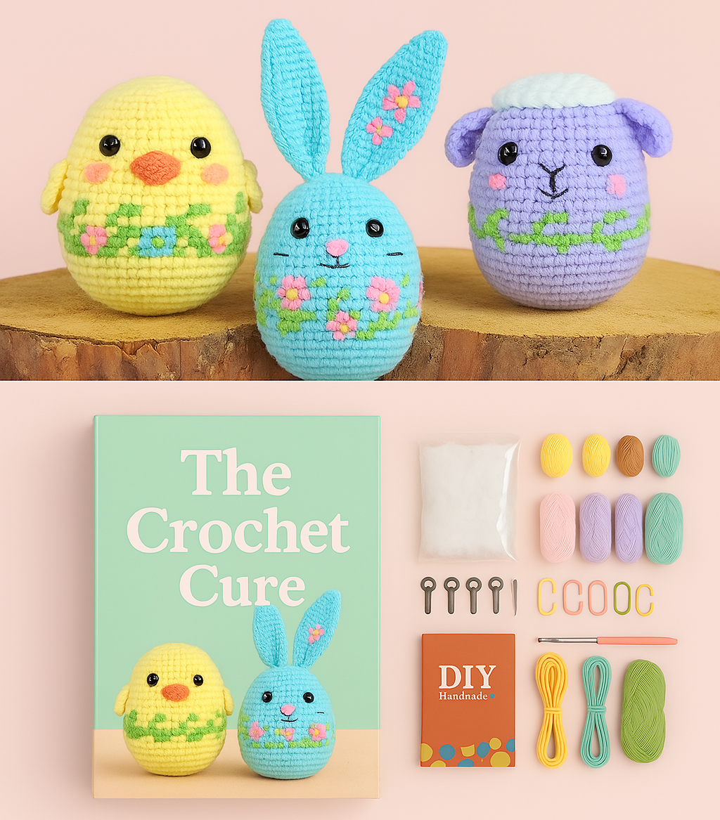 Easter Crochet Kit with Video Tutuorials