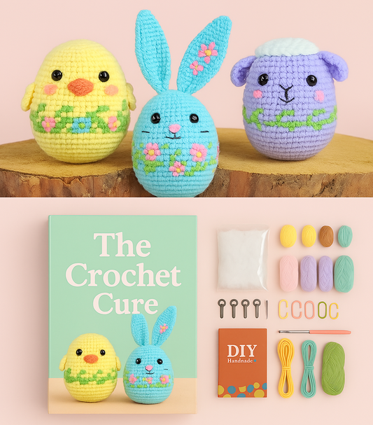 Easter Crochet Kit with Video Tutuorials