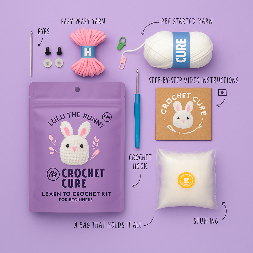 Lulu the Bunny Crochet Kit