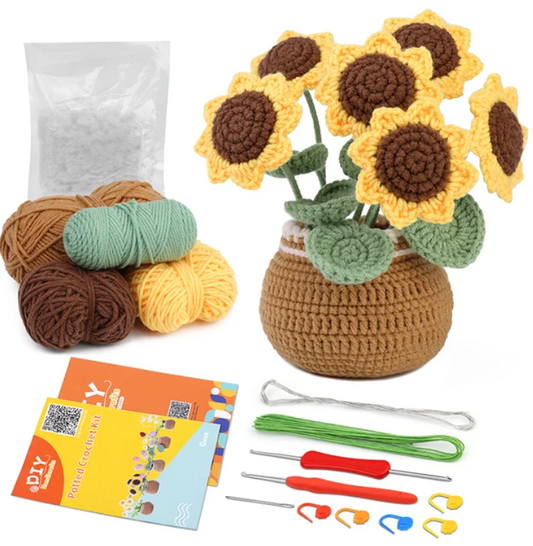 Crochet Flower Kit