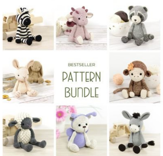 15 Crochet Animal Pattern Book