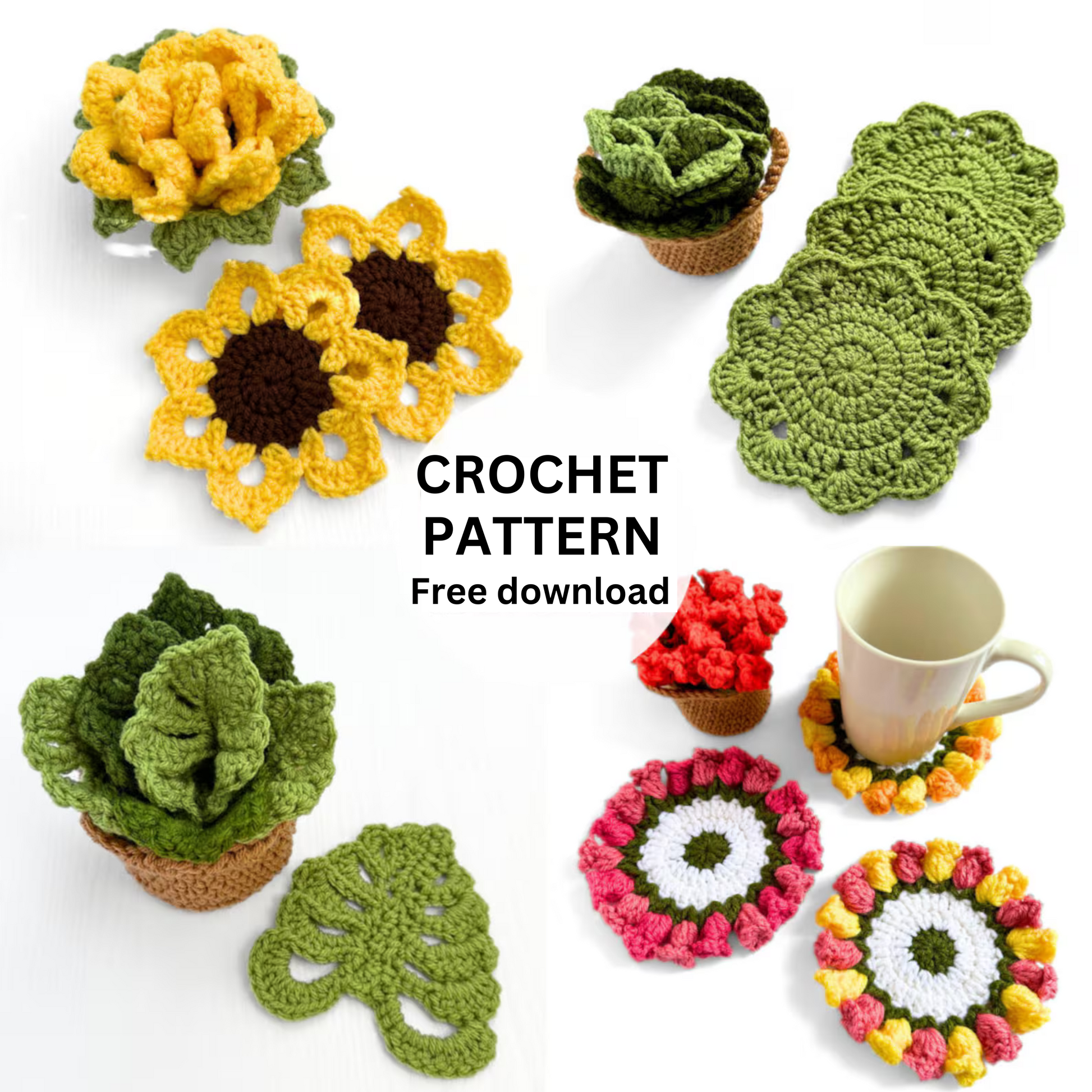 15 Crochet Flower Pattern Book Crochet Cure