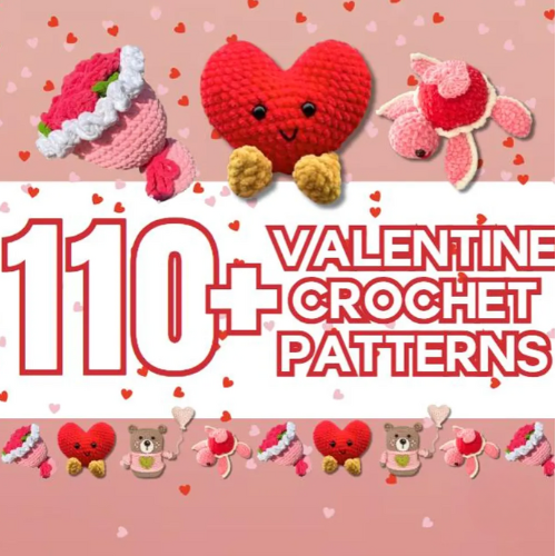 110+ Valentine’s Day Crochet Pattern Bundle!