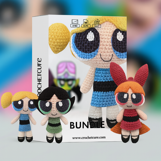 Power Girls Amigurumi Crochet Set